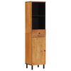 vidaXL Mueble de ba&ntilde;o madera maciza de acacia 38x33x160 cm