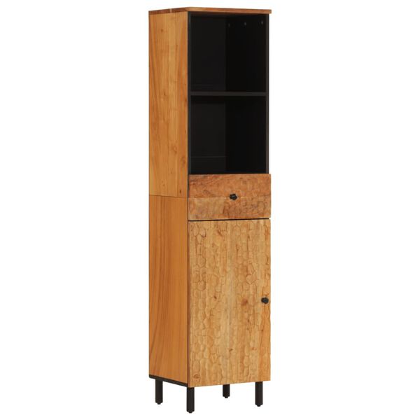 vidaXL Mueble de ba&ntilde;o madera maciza de acacia 38x33x160 cm
