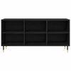 vidaXL Gabinete de TV Roble Negro 103,5 x 30 x 50 cm