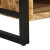vidaXL Mesa de centro de madera maciza de mango rugosa 90x50x36 cm