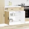 vidaXL Mueble bajo de cocina&nbsp;porto roble sonoma madera reconstituida