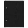 vidaXL Estanter&iacute;a de madera de ingenier&iacute;a roble negro 40x24x52 cm