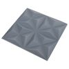 vidaXL Paneles de pared 3D 48 unidades gris origami 12 m&sup2; 50x50 cm