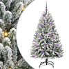 vidaXL Árbol de Navidad artificial Verde y 150 cm PVC y Metal