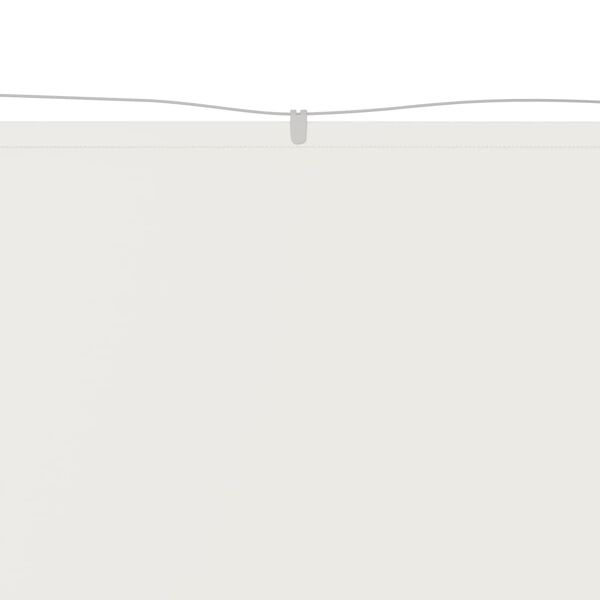 vidaXL Toldo vertical blanco 140x1200 cm tela oxford