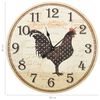 vidaXL Reloj de pared con dise&ntilde;o de gallo multicolor MDF 60 cm