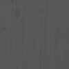 vidaXL Cabecero de cama madera maciza de pino gris 141x3x80,5 cm