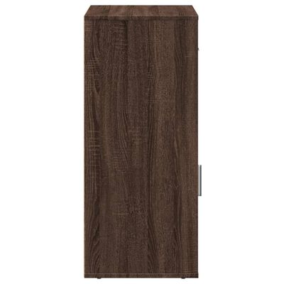vidaXL Armario almacenaje madera ingeniería marrón roble 56,5x39x90 cm