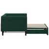 vidaXL Sof&aacute; cama nido terciopelo verde oscuro 80x200 cm