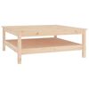 vidaXL Mesa de centro 100x100x40 cm Madera maciza de pino