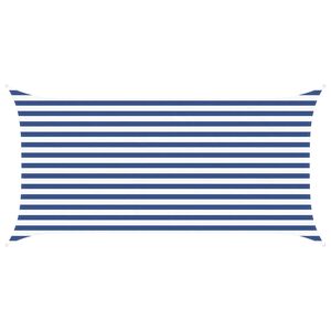 vidaXL Toldo Vela de Sombra Azul y Blanco 4 x 2 m