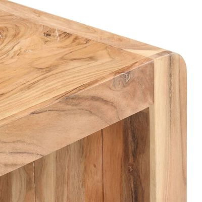 vidaXL Banco de madera de acacia maciza 110x38x46 cm