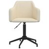 vidaXL Sillas de comedor giratorias 2 uds terciopelo crema