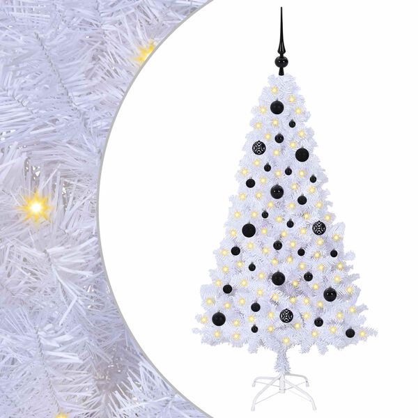 vidaXL &Aacute;rbol de Navidad artificial con 150 LED 150 cm PVC y Acero