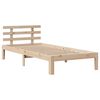 vidaXL Estructura de cama con cabecero madera maciza pino 90x190 cm