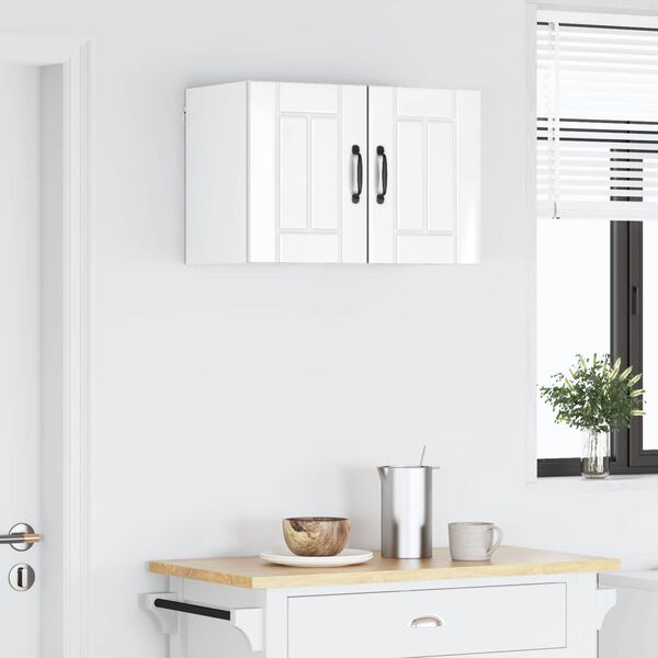 vidaXL Mueble de Cocina Lucca 2 pcs Brillante 30 x 31 x 40 cm