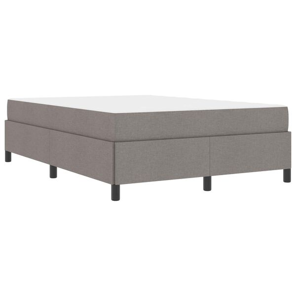 vidaXL Cama tipo Box Spring Taup&eacute; 140 x 200 cm tela