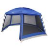 vidaXL Carpa para piscina con desmontables y paredes azul 512x458 cm