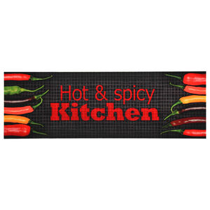 vidaXL Alfombra de cocina lavable Hot & Spicy 60x300 cm