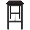 vidaXL Banca de Comedor Roble Negro 100 x 32,5 x 48,5 cm