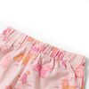 Pijama infantil de manga corta rosa claro 104