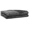 vidaXL Manta con peso Gris antracita 200 x 230 cm 13 kg
