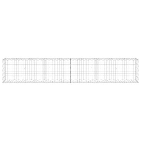 vidaXL Muro de gaviones con cubiertas acero galvanizado 300x30x50 cm