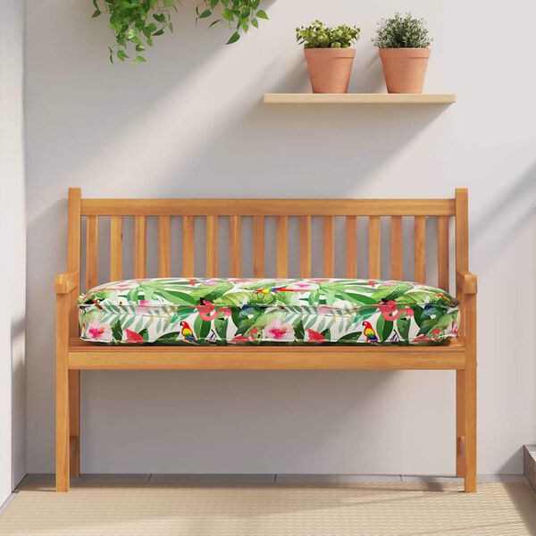 vidaXL Coj&iacute;n Floral Multicolor 120 x 50 x 12 cm Tela Oxford