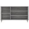 vidaXL Mueble zapatero madera contrachapada gris Sonoma 102x36x60 cm