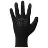 vidaXL Guantes de Trabajo 12 pcs Negro 8 / m Poliéster
