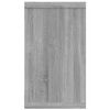 vidaXL Estante c&uacute;bico de pared 2 uds madera gris Sonoma 80x15x26,5cm