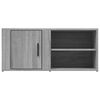 vidaXL Mueble para TV madera contrachapada gris Sonoma 80x31,5x36 cm