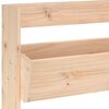 vidaXL Jardinera de pared 3 niveles madera maciza pino 60x18,5x110 cm