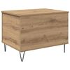 vidaXL Mesa de Caf&eacute; Roble artisan 60 x 44,5 x 45 cm
