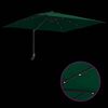 vidaXL Parasol de jardín Verde 248.5 x 247.5 x 160 cm tela
