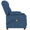 vidaXL Sill&oacute;n de masaje elevable de tela azul