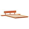 vidaXL Estructura de cama Marr&oacute;n 120 x 190 cm Madera