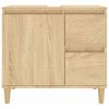 vidaXL Armario de ba&ntilde;o madera contrachapada roble Sonoma 65x33x60 cm