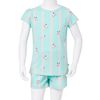Pijama infantil de manga corta color crudo 116