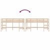 vidaXL Cama alta de ni&ntilde;os con escalera madera maciza pino 90x190 cm