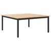 vidaXL Mesa de Caf&eacute; Natural 100 x 100 x 45 cm Madera de pino macizo