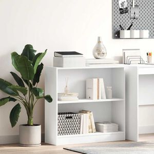 vidaXL Estanter&iacute;a de madera contrachapada blanco 80x24x75 cm