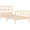 vidaXL Estructura de cama sin colch&oacute;n madera maciza de pino 90x200 cm