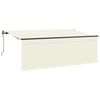 vidaXL Toldo Retr&aacute;ctil Crema 350 x 200 cm Poli&eacute;ster y Aluminio