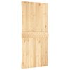 vidaXL Puerta NARVIK Natural 95 x 210 cm Madera de Pino S&oacute;lido