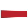 vidaXL Toldo lateral retr&aacute;ctil de jard&iacute;n rojo 120x500 cm