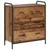 vidaXL Aparador Madera envejecida 97 x 33 x 81 cm Madera de ingenier&iacute;a