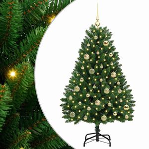 vidaXL &Aacute;rbol de Navidad artificial con ramas articuladas Verde 120 cm