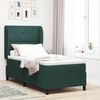 vidaXL Cama tipo Box Spring Verde oscuro 200 x 80 cm Poli&eacute;ster