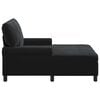 vidaXL Sillón reclinable con cojín Negro 91 x 157 x 91 cm Terciopelo